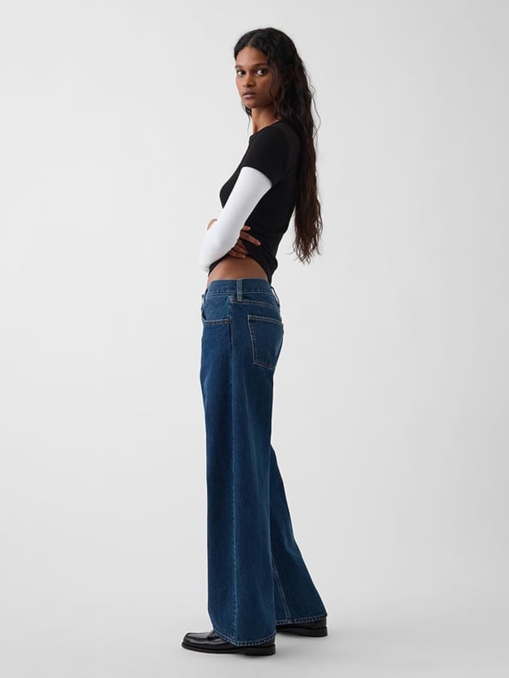 Gap x The Hailey Low Rise Loose Jean - Picture 4 of 8
